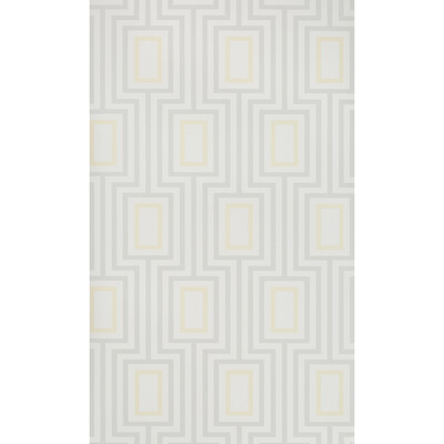 Kravet Design W3499.411.0 Metromod Wallcovering Fabric in Yellow , Light Grey , Citrine