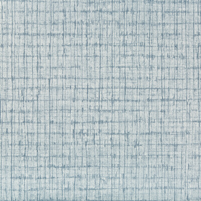 Kravet Design W3501.50.0 Palmweave Wallcovering Fabric in Slate , White , Denim