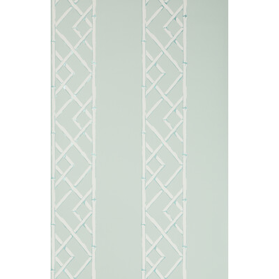 Kravet Design W3502.135.0 Latticework Wallcovering Fabric in Turquoise , Spa , Aqua
