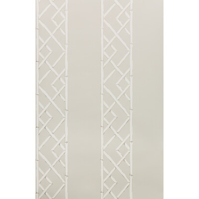 Kravet Design W3502.16.0 Latticework Wallcovering Fabric in Beige , White , Platinum
