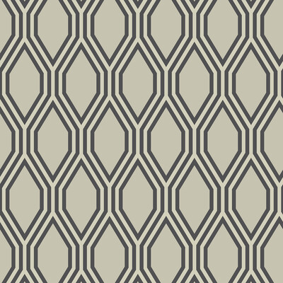 Kravet Design W3514.816.0 Kravet Design Wallcovering Fabric in Beige , Charcoal , W3514-816