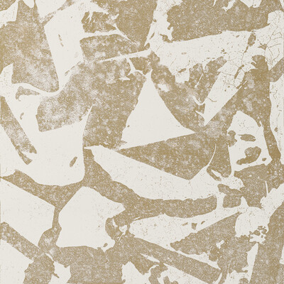 Kravet Couture W3568.4.0 Social Canvas Wallcovering in White/Gold