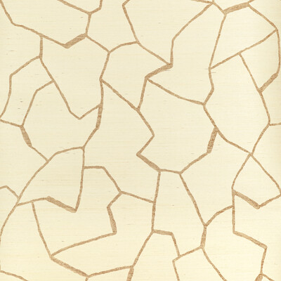 Kravet Couture W3573.4.0 Kravet Couture W-bark Cloth-gold Wallcovering in Ivory/Yellow