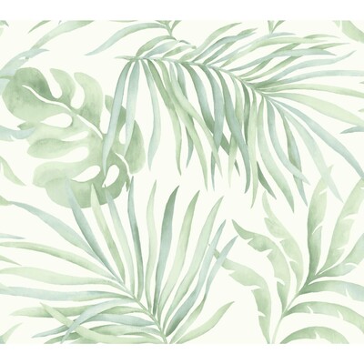 Kravet Design W3593.23.0 Kravet Design Wallcovering Fabric in White , Green , W3593-23