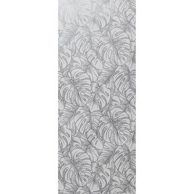 Kravet Design W3601.11.0 Kravet Design Wallcovering Fabric in White , Silver , W3601-11