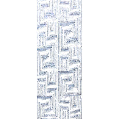 Kravet Design W3604.5.0 Kravet Design Wallcovering Fabric in White , Blue , W3604-5