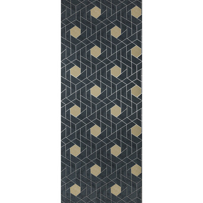 Kravet Design W3609.50.0 Kravet Design Wallcovering Fabric in Charcoal , Dark Blue , W3609-50