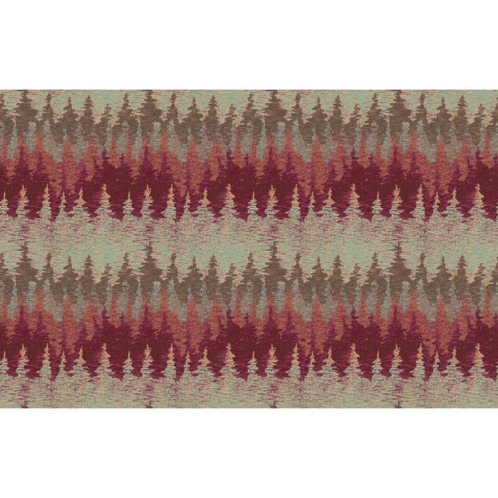 Kravet Couture W3623.912.0 Alps Wallcovering in Burgundy/Coral