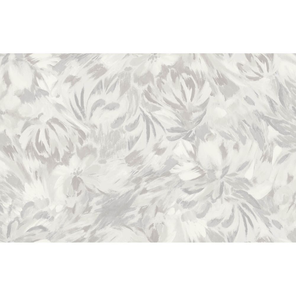 Kravet Couture W3624.11.0 Daydream Wallcovering in Grey/White