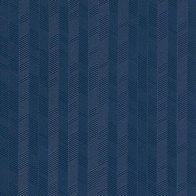 Kravet W3635.505.0 Kravet Design Wallcovering Fabric in Blue/Dark Blue