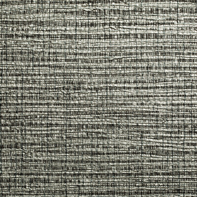 Kravet W3636.21.0 Kravet Design Wallcovering Fabric in Charcoal/Metallic/Grey
