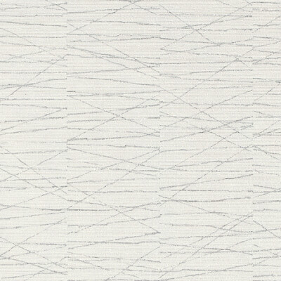 Kravet W3648.1.0 Kravet Design Wallcovering Fabric in White/Silver