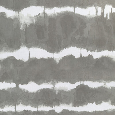 Kravet Couture W3705.11.0 Baturi Wallcovering in Grey/White