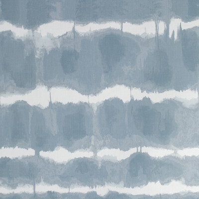 Kravet W3705.51.0 Baturi Wallcovering in Mist/Light Blue/White/Blue