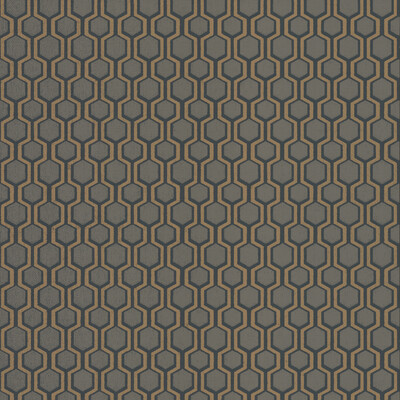 Kravet W3727.21.0 Kravet Design Wallcovering in Grey/Beige/Blue