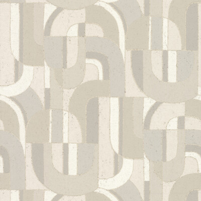 Kravet W3736.16.0 Kravet Design Wallcovering in Taupe/Grey/White
