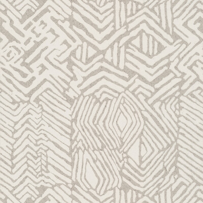 Kravet W3739.116.0 Kravet Design Wallcovering in Taupe/White
