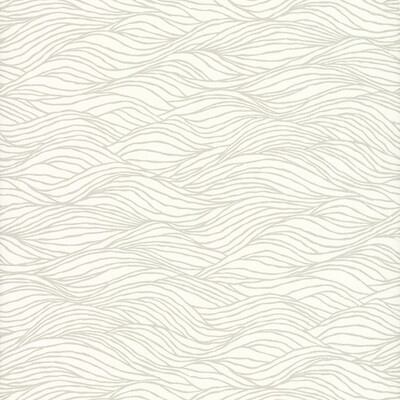 Kravet Design W3793.101.0  Wallcovering in White/Silver
