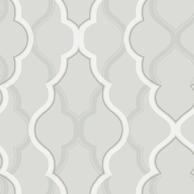 Kravet Design W3799.11.0  Wallcovering in Silver/Grey/White