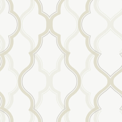 Kravet Design W3799.116.0  Wallcovering in Beige/Ivory/Silver