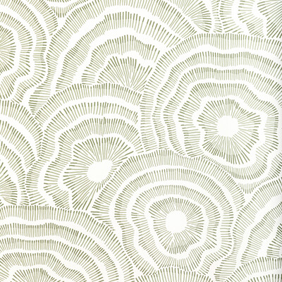 Kravet Couture W3823.123.0 Panache Wp Wallcovering in Leaf/Olive Green/Green