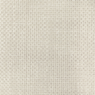 Kravet Couture W3832.1.0 Metallic Weave Wallcovering in Pearl/White