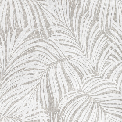 Kravet Couture W3833.11.0 Leaf Paperweave Wallcovering in Silver/Grey