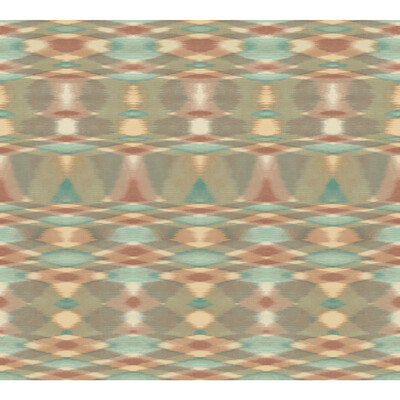 Kravet Couture W3851.517.0 Sunrise Flame Wp Wallcovering in Blue/Pink