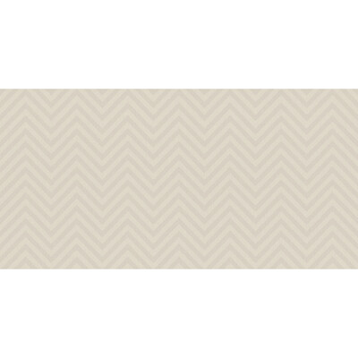 Kravet Couture W3856.106.0 Macro Chevron Wp Wallcovering in Taupe/White