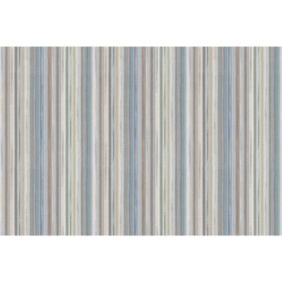 Kravet Couture W3858.511.0 Striped Sunset Wp Wallcovering in Blue/Grey