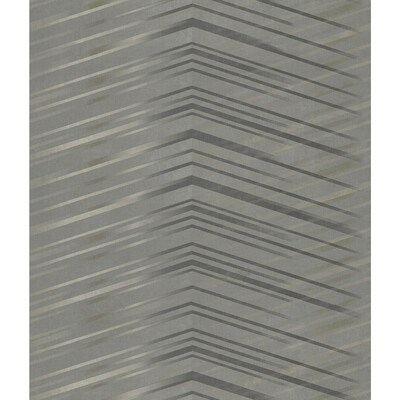 Kravet Design W3860.52.0 Kravet Design Wallcovering in W/Charcoal/Silver/Grey