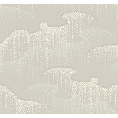Kravet Design W3881.1101.0 Kravet Design Wallcovering in Light Grey/Silver/White