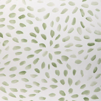 Kravet Couture W3885.30.0 Petal Blossom Wp Wallcovering in Sage/Green/White