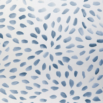 Kravet Couture W3885.50.0 Petal Blossom Wp Wallcovering in Lapis/Blue/White