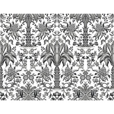 Kravet Design W3887.811.0 Kravet Design Wallcovering in Black/Grey/White