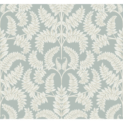 Kravet Design W3891.113.0 Kravet Design Wallcovering in Turquoise/Taupe/White