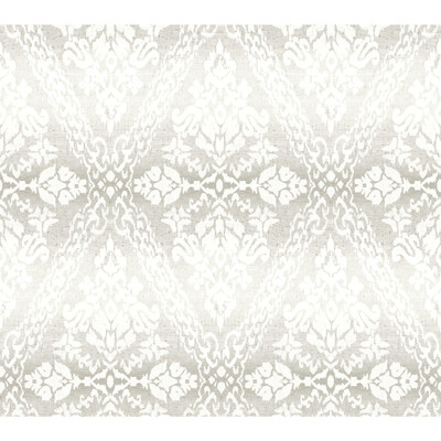 Kravet Design W3897.11.0 Kravet Design Wallcovering in Grey/Light Grey/White
