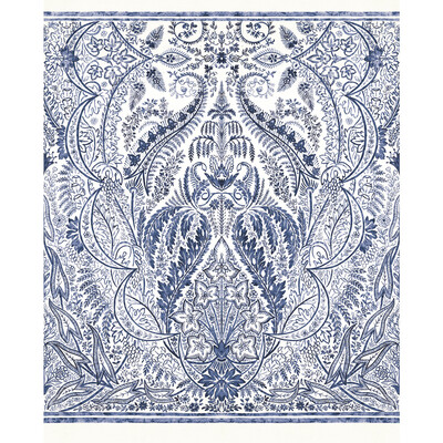 Kravet Design W3901.51.0 Kravet Design Wallcovering in Dark Blue/Blue/White