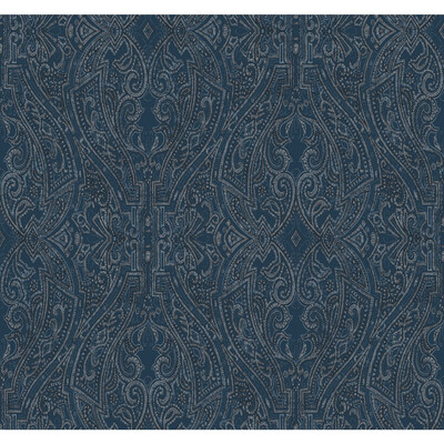Kravet Design W3913.50.0 Kravet Design Wallcovering in Dark Blue/Black