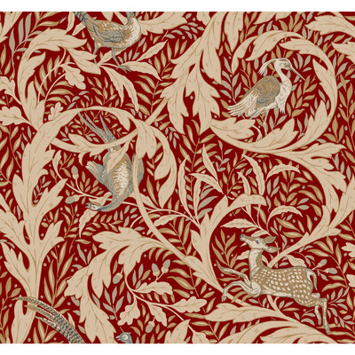 Kravet Design W3925.19.0 W3925 Wallcovering in Red/Beige
