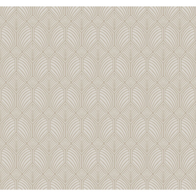 Kravet Design W3931.106.0 W3931 Wallcovering in Taupe/Ivory