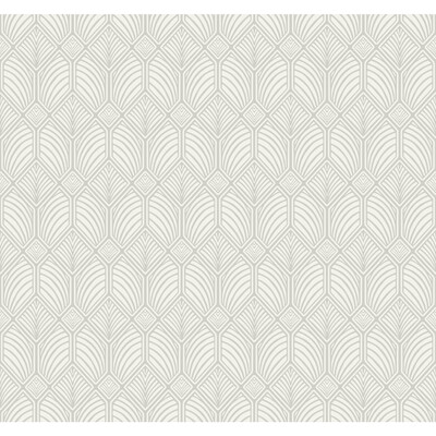 Kravet Design W3931.11.0 W3931 Wallcovering in Grey/White