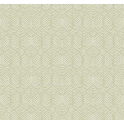 Kravet Design W3931.303.0 W3931 Wallcovering in Green/White