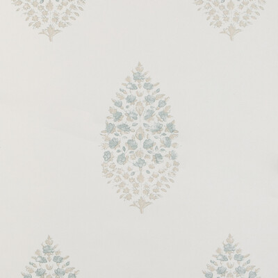 Kravet Couture W3938.1511.0 Atelier Paisley Wp Wallcovering in Mist/Light Grey/Light Blue