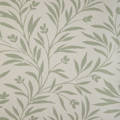 Kravet Couture W3939.31.0 Wispy Vines Wp Wallcovering in Lichen/Green/White