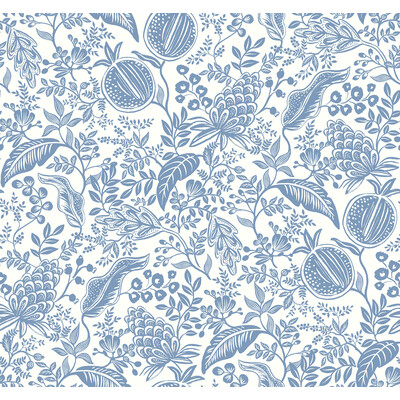Kravet Design W3944.51.0 Kravet Design Wallcovering in Blue/White