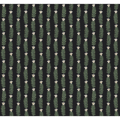 Kravet Design W3946.31.0 Kravet Design Wallcovering in Black/Green/White