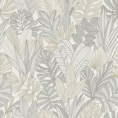 Winfield Thybony WTK20207P.WT.0 Cornish Lane Wallcovering in Sablep/Taupe/Beige