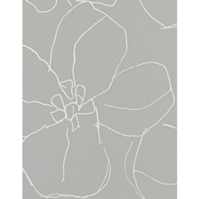 Winfield Thybony WTN1003.WT.0 Garden Wallcovering in Soft Gray/Grey