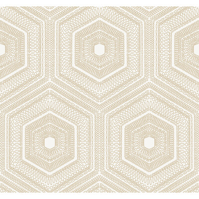 Winfield Thybony WTP4035.WT.0 Concentric Groove Wallcovering in Champagne